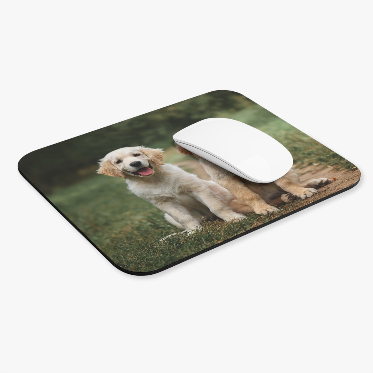 Two Golden Retrievers Mouse Pad (Rectangle)
