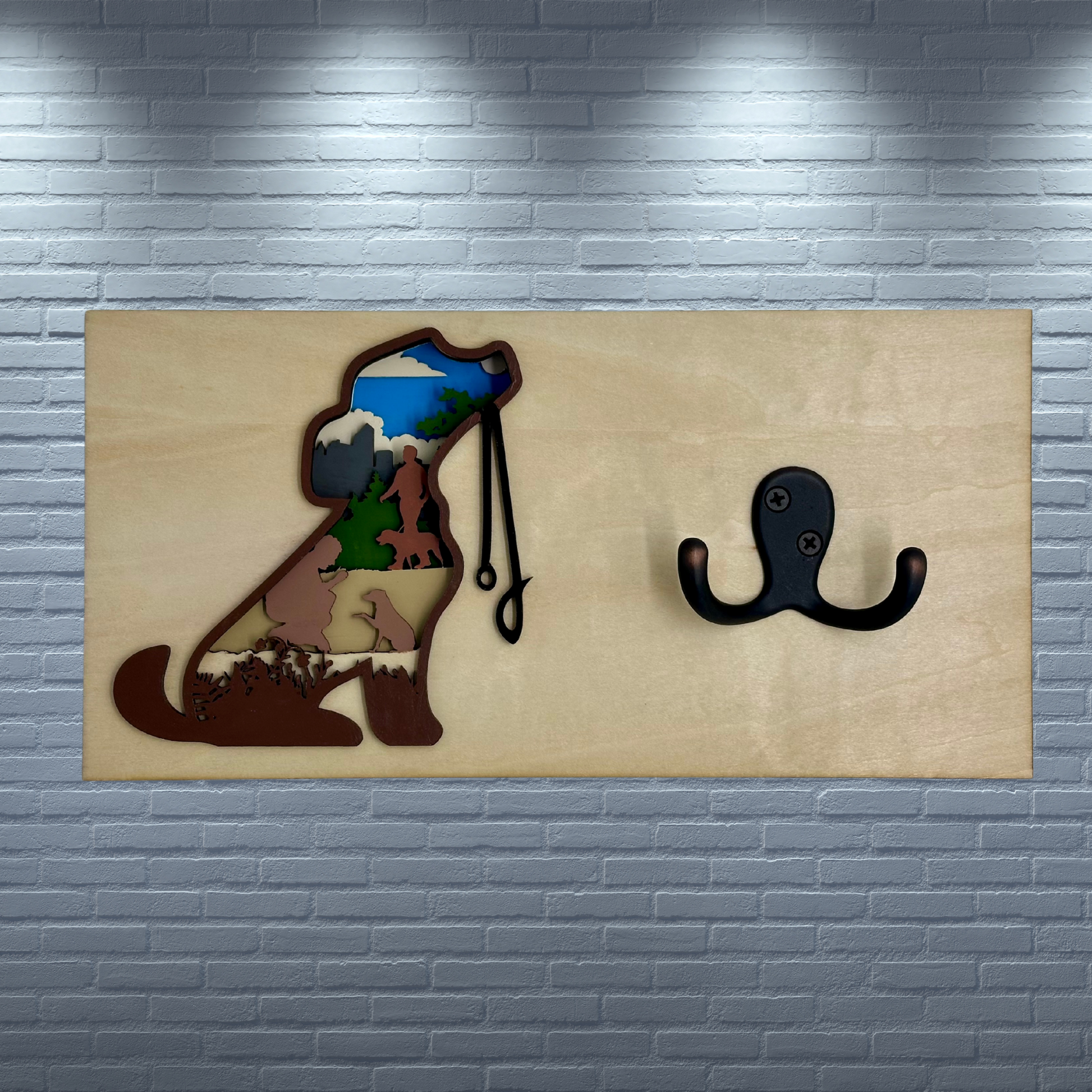 3D Colored Dog Hook