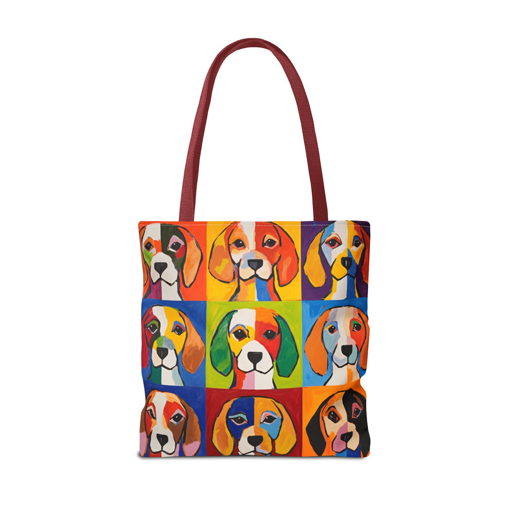 Colorful Beagle Tote Bag