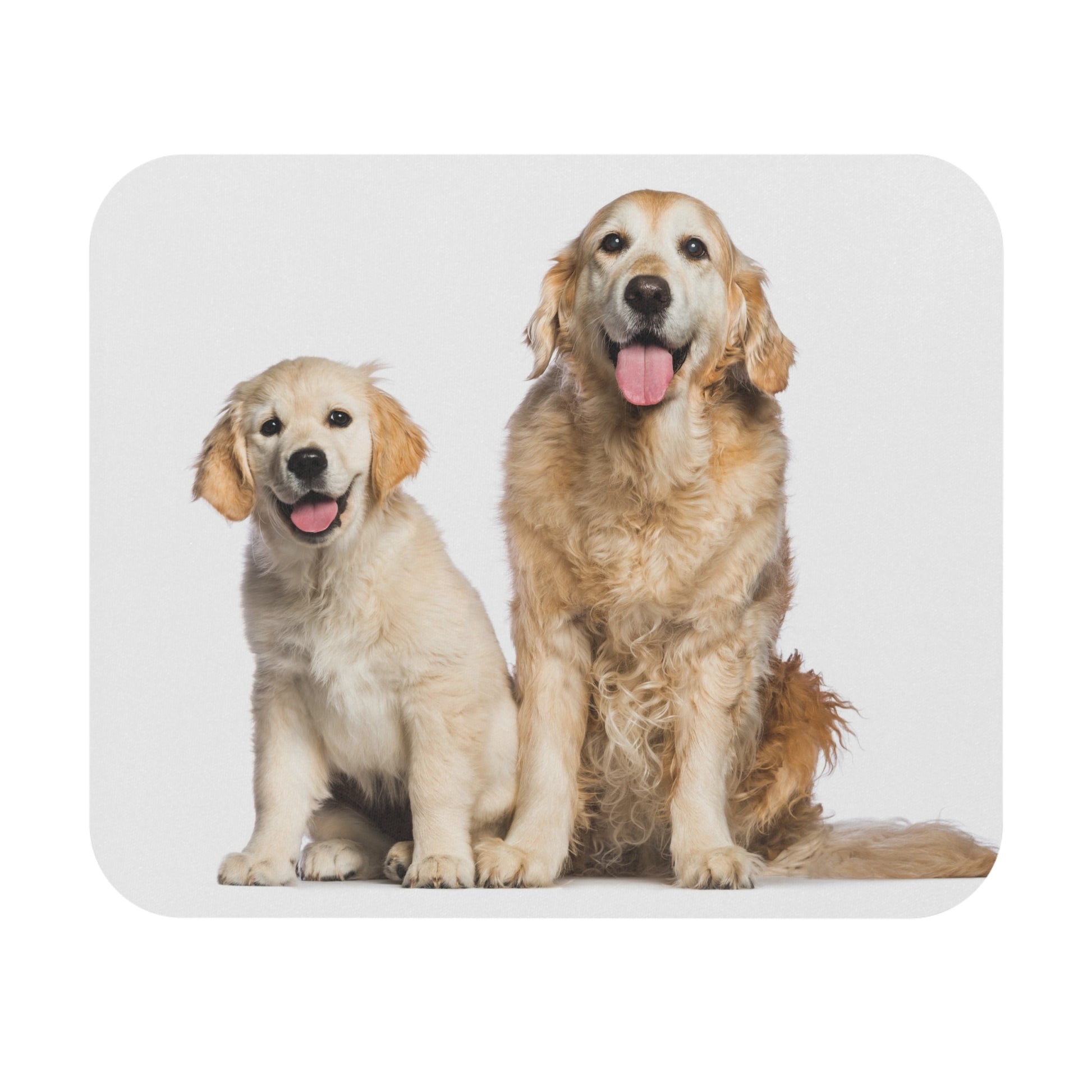 Two Golden Retrievers Mouse Pad (Rectangle)