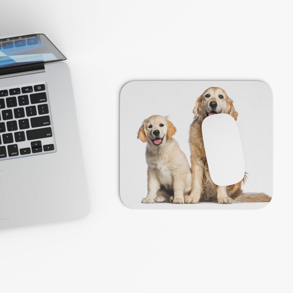 Two Golden Retrievers Mouse Pad (Rectangle)