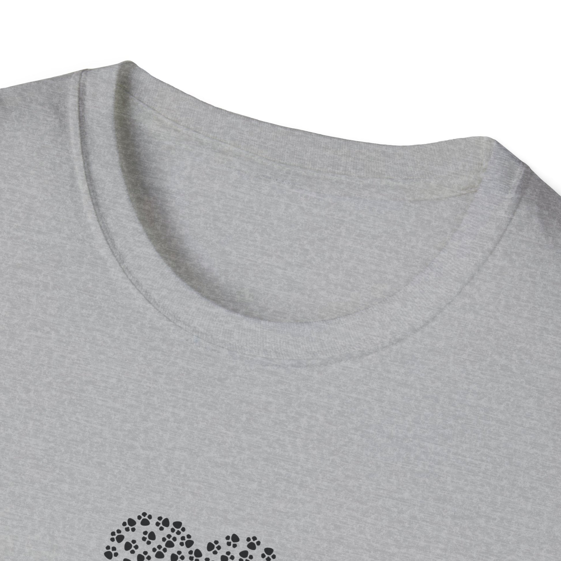 Paw Print Heart Softstyle T-Shirt - Mixed Colors -