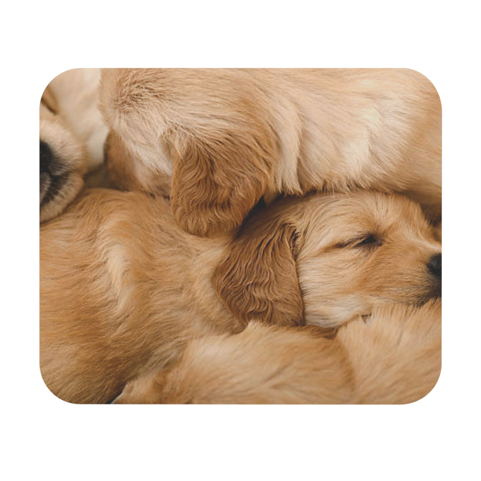 Golden Retriever Puppies Mouse Pad (Rectangle)