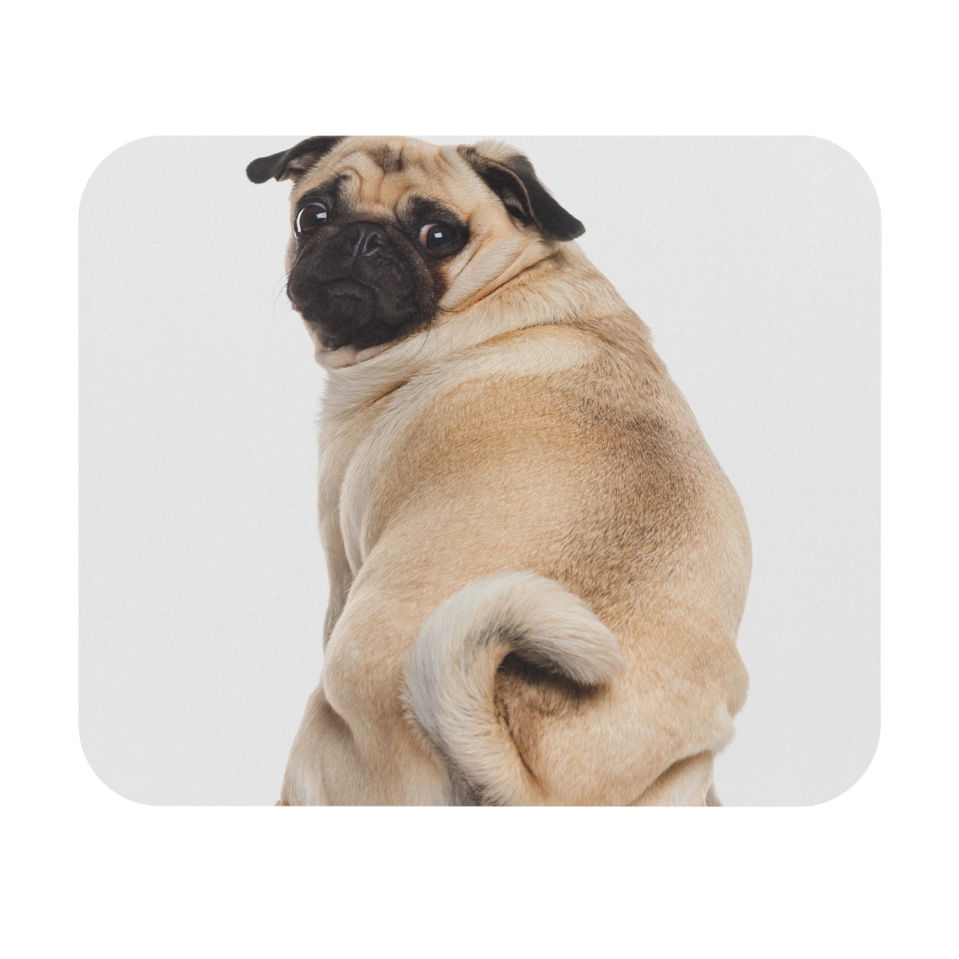 Pug Mouse Pad (Rectangle)