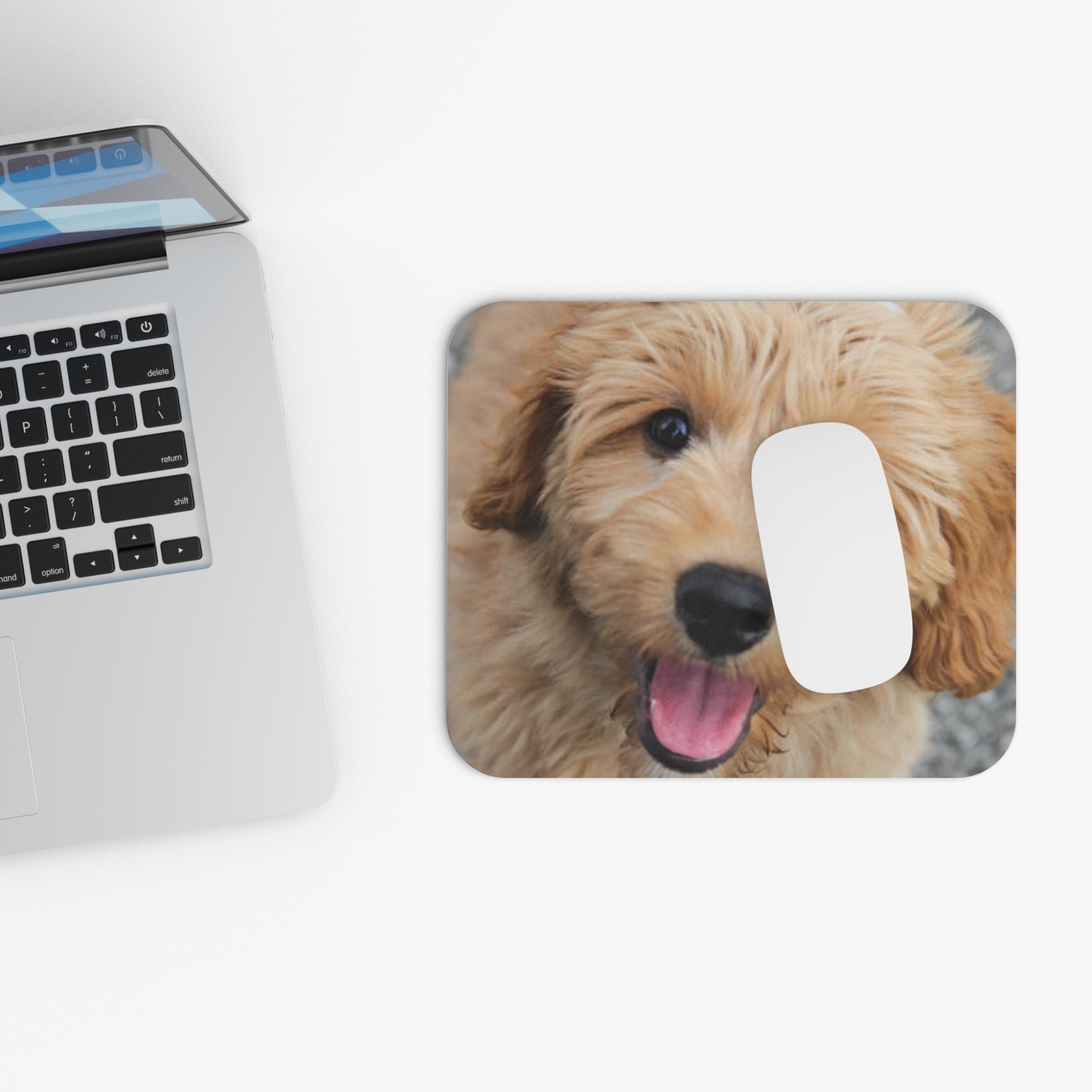 Golden Retriever Puppy Mouse Pad (Rectangle)