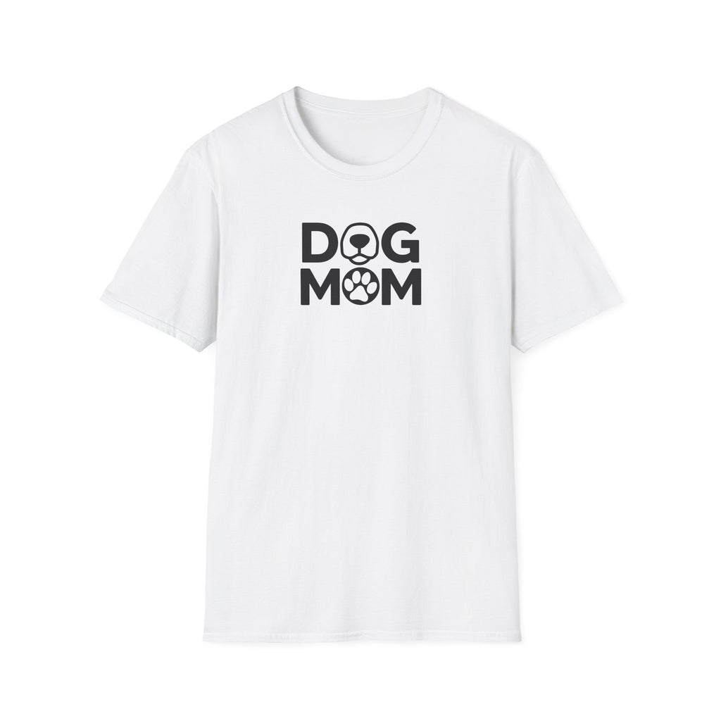 Dog Mom Nose Paw Print Softstyle T-Shirt - Mixed Colors -