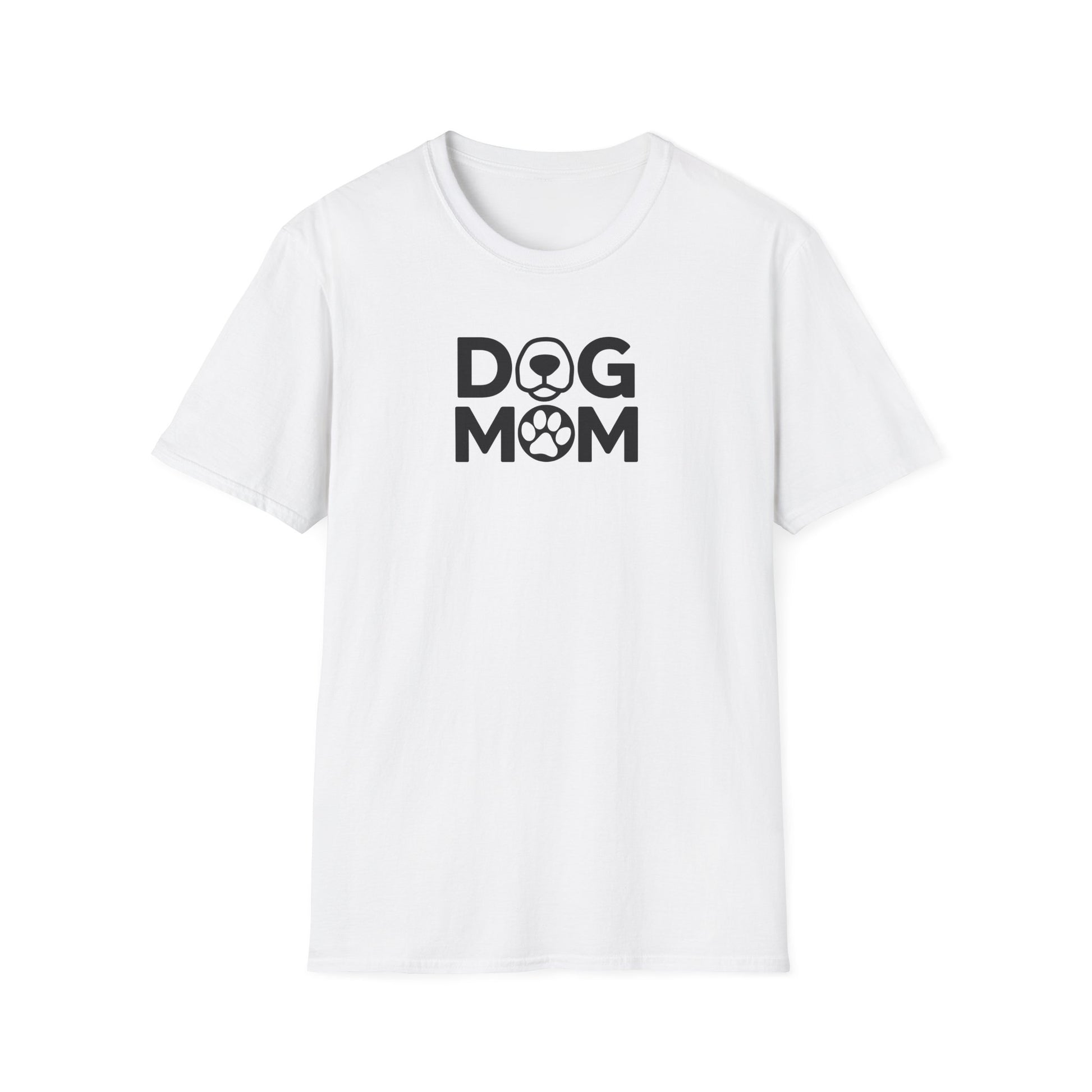 Dog Mom Nose Paw Print Softstyle T-Shirt - Mixed Colors -