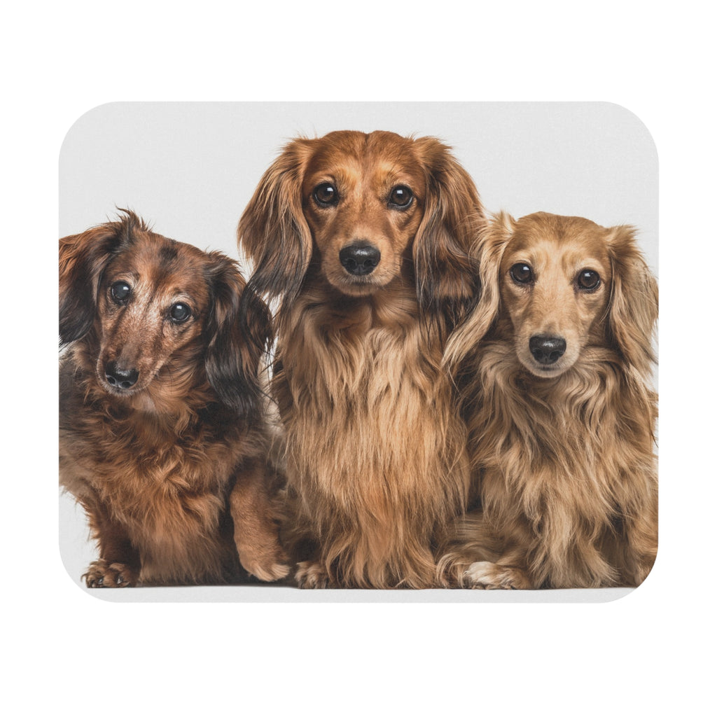 Three Dachshund Mouse Pad (Rectangle)
