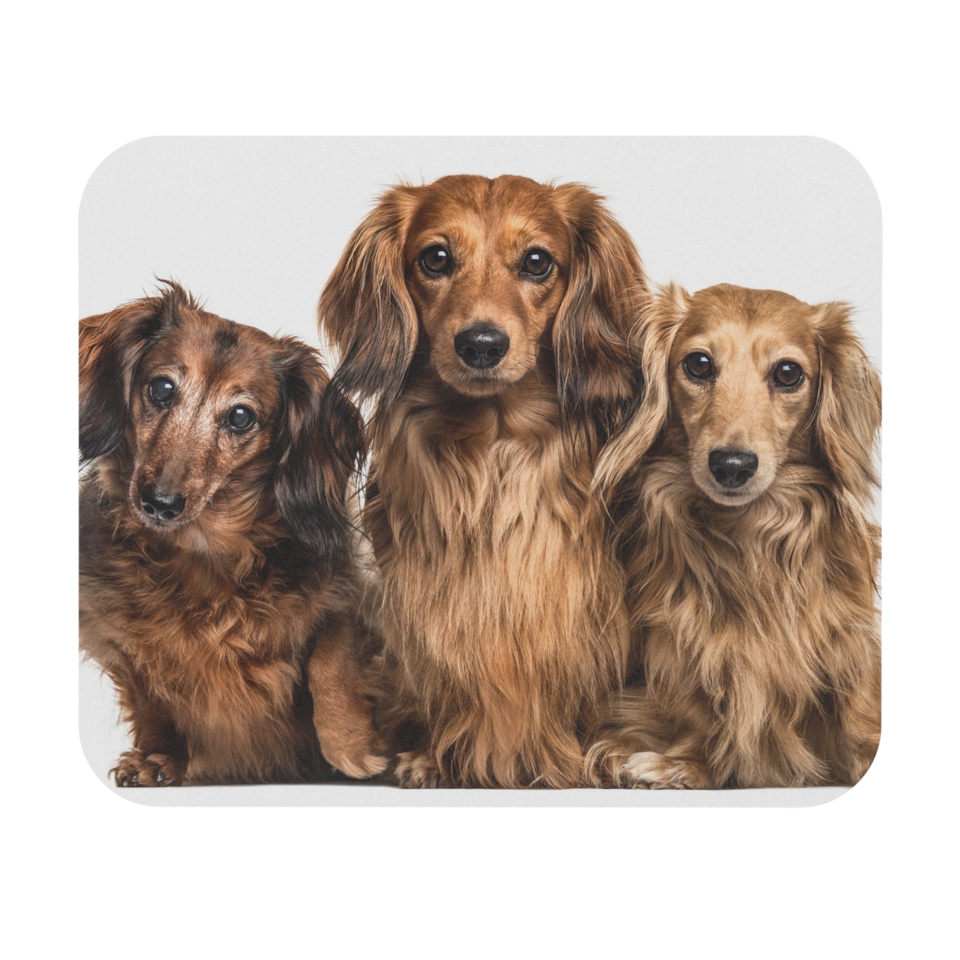 Three Dachshund Mouse Pad (Rectangle)