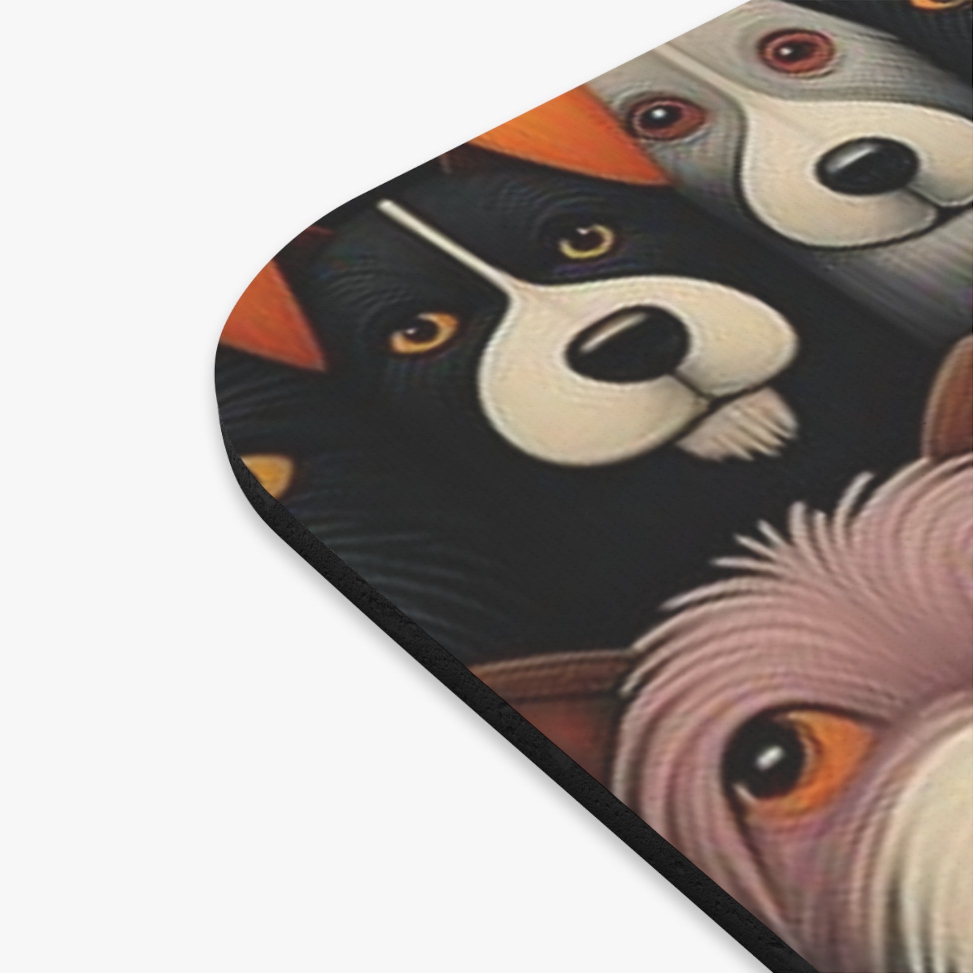 Multi-Colored Dogs Mouse Pad (Rectangle)