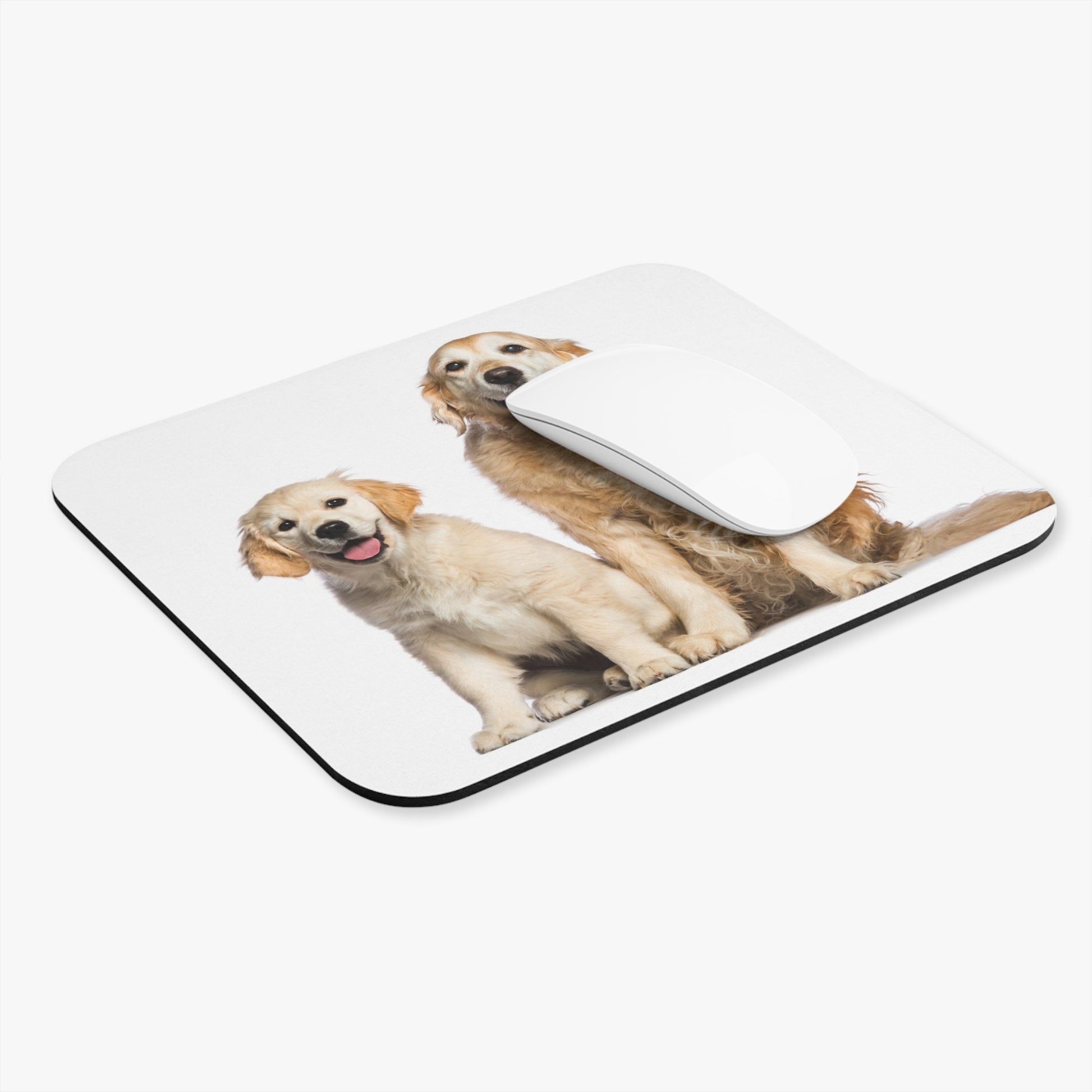 Two Golden Retrievers Mouse Pad (Rectangle)