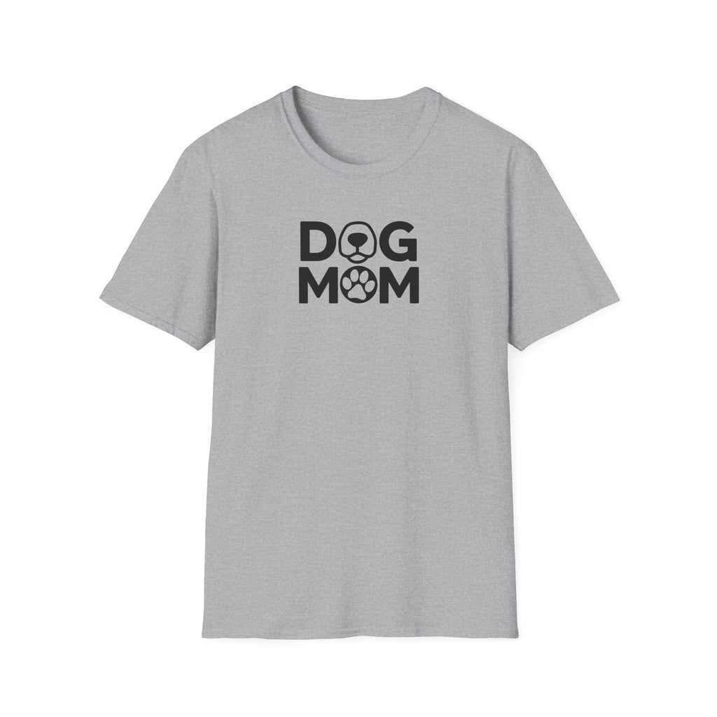 Dog Mom Nose Paw Print Softstyle T-Shirt - Mixed Colors -