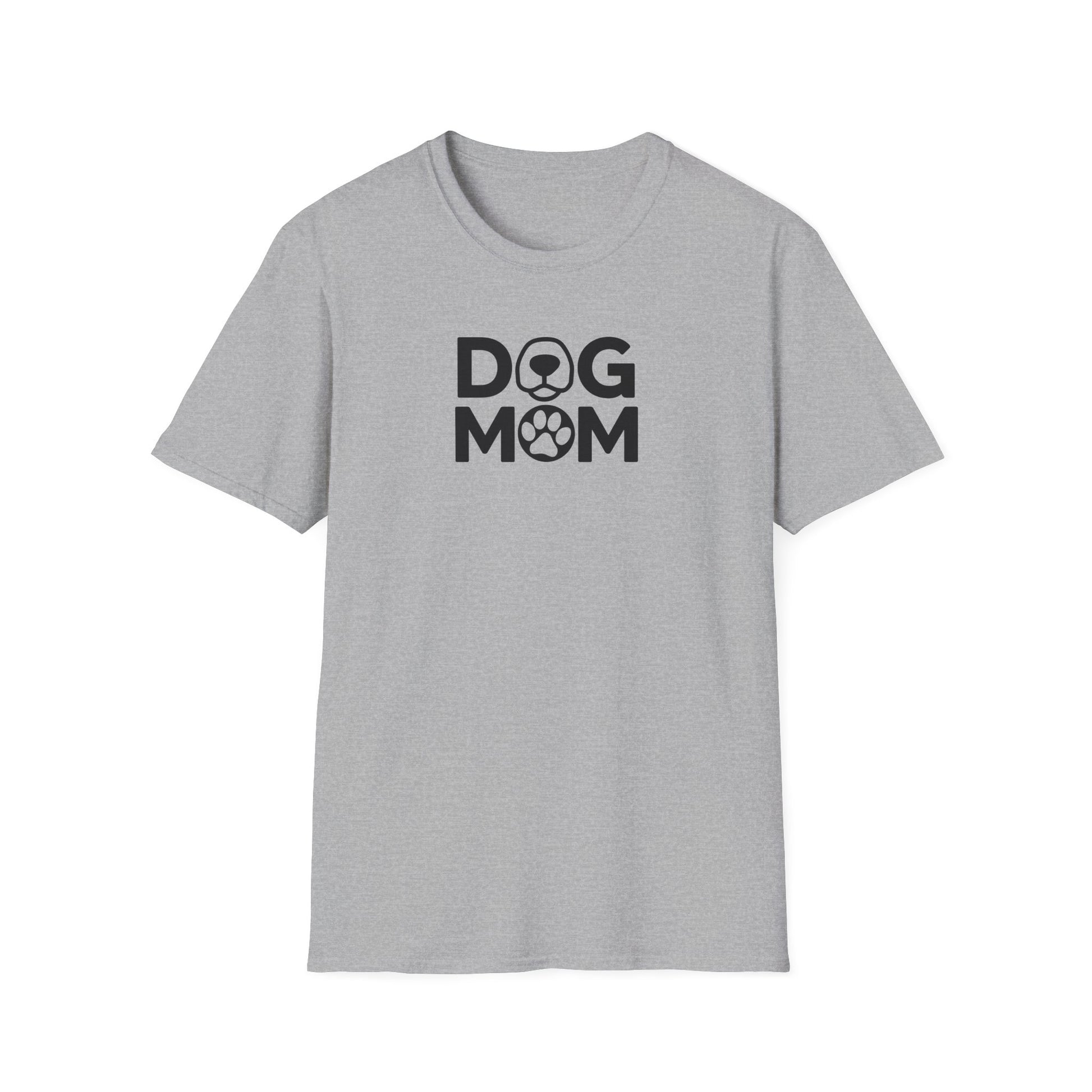 Dog Mom Nose Paw Print Softstyle T-Shirt - Mixed Colors -