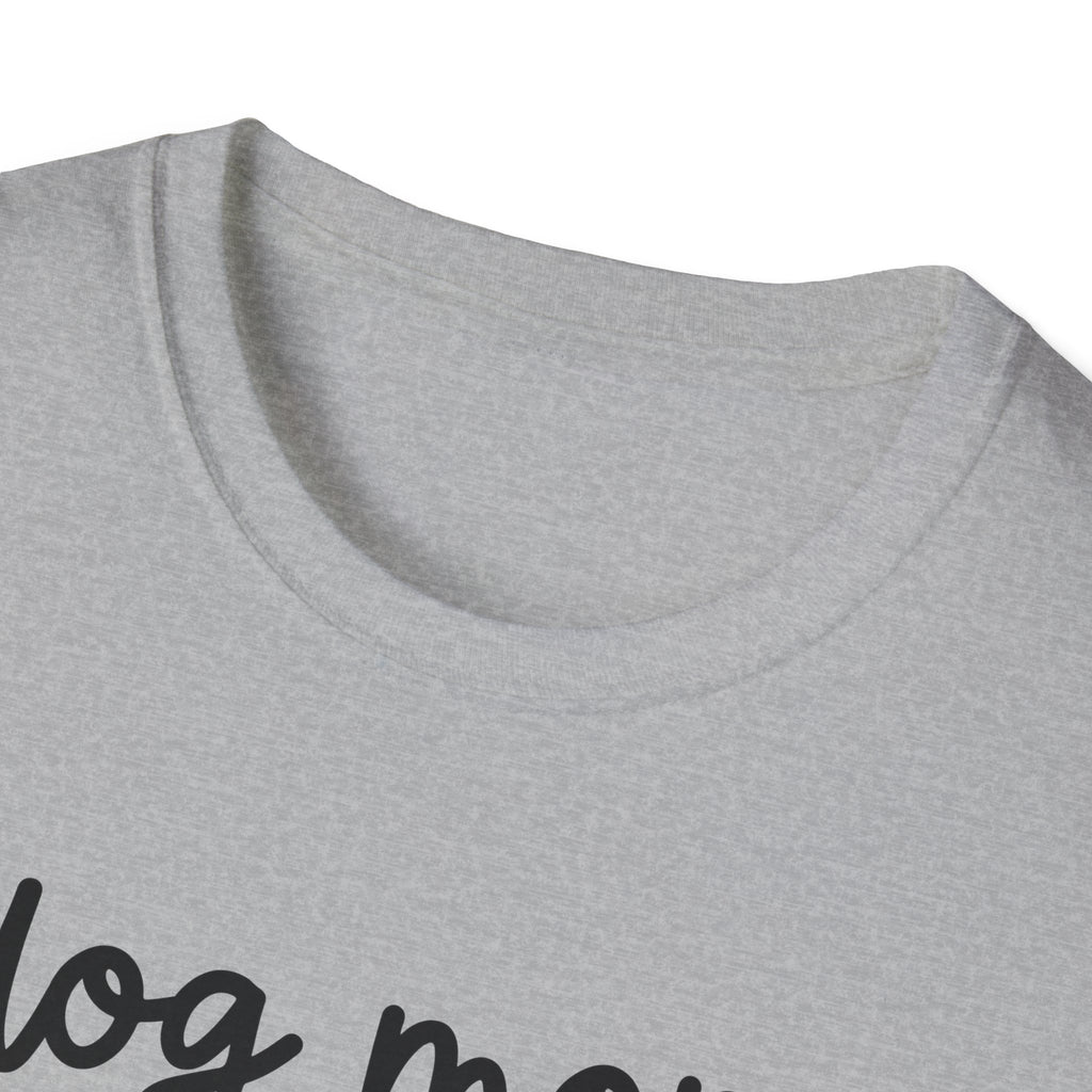 Dog Mom Paw Print Softstyle T-Shirt - White -