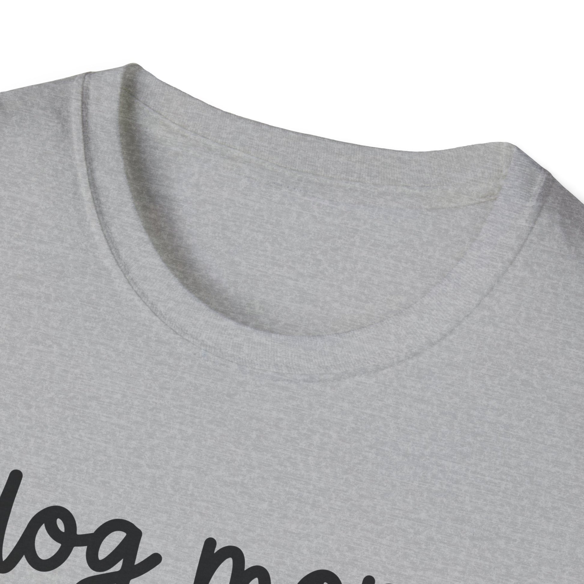 Dog Mom Paw Print Softstyle T-Shirt - White -