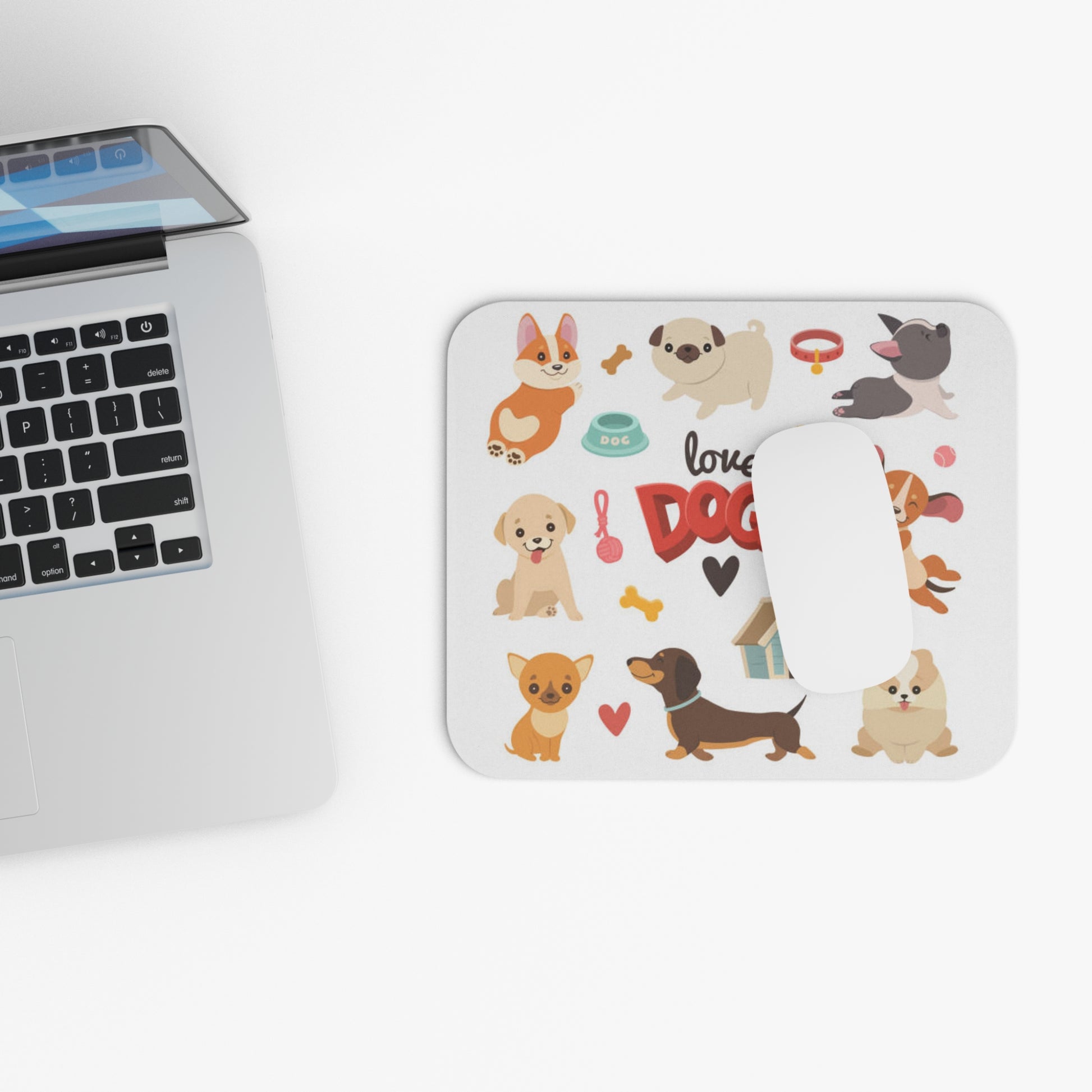 I Love Dogs Mouse Pad (Rectangle)