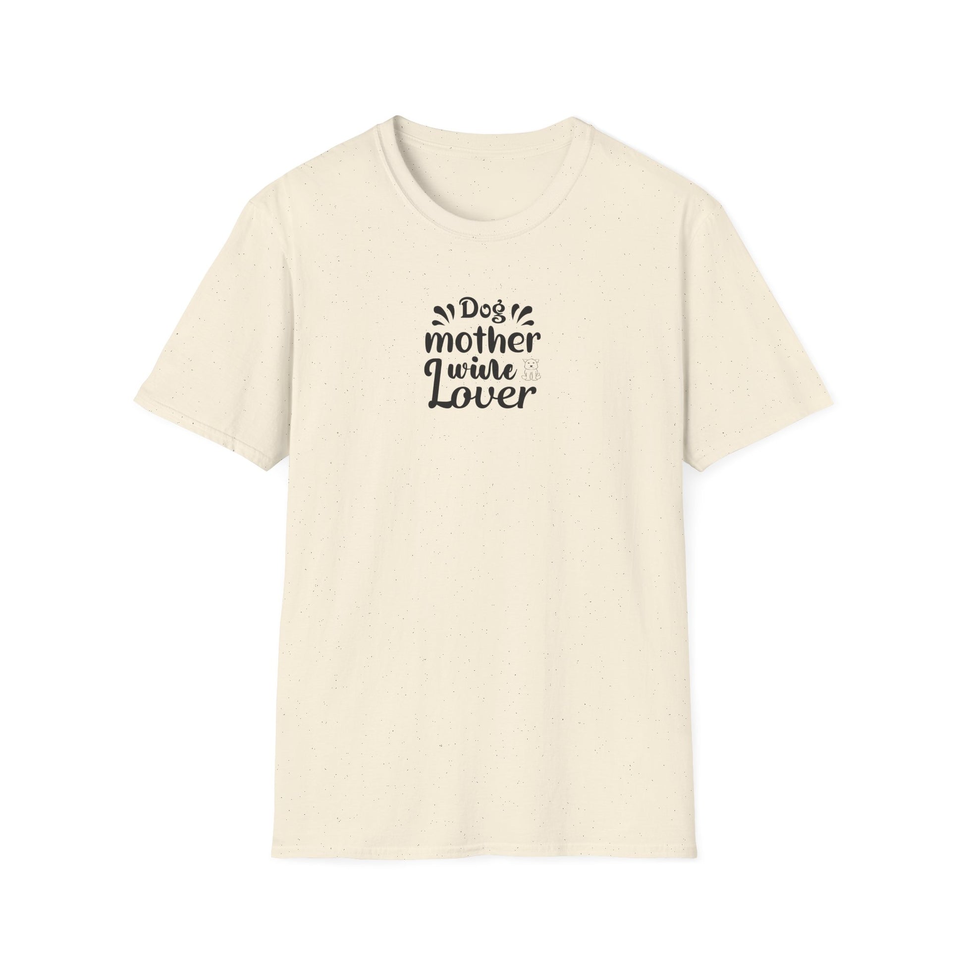 Dog Mother Wine Lover Softstyle T-Shirt - Mixed Colors -