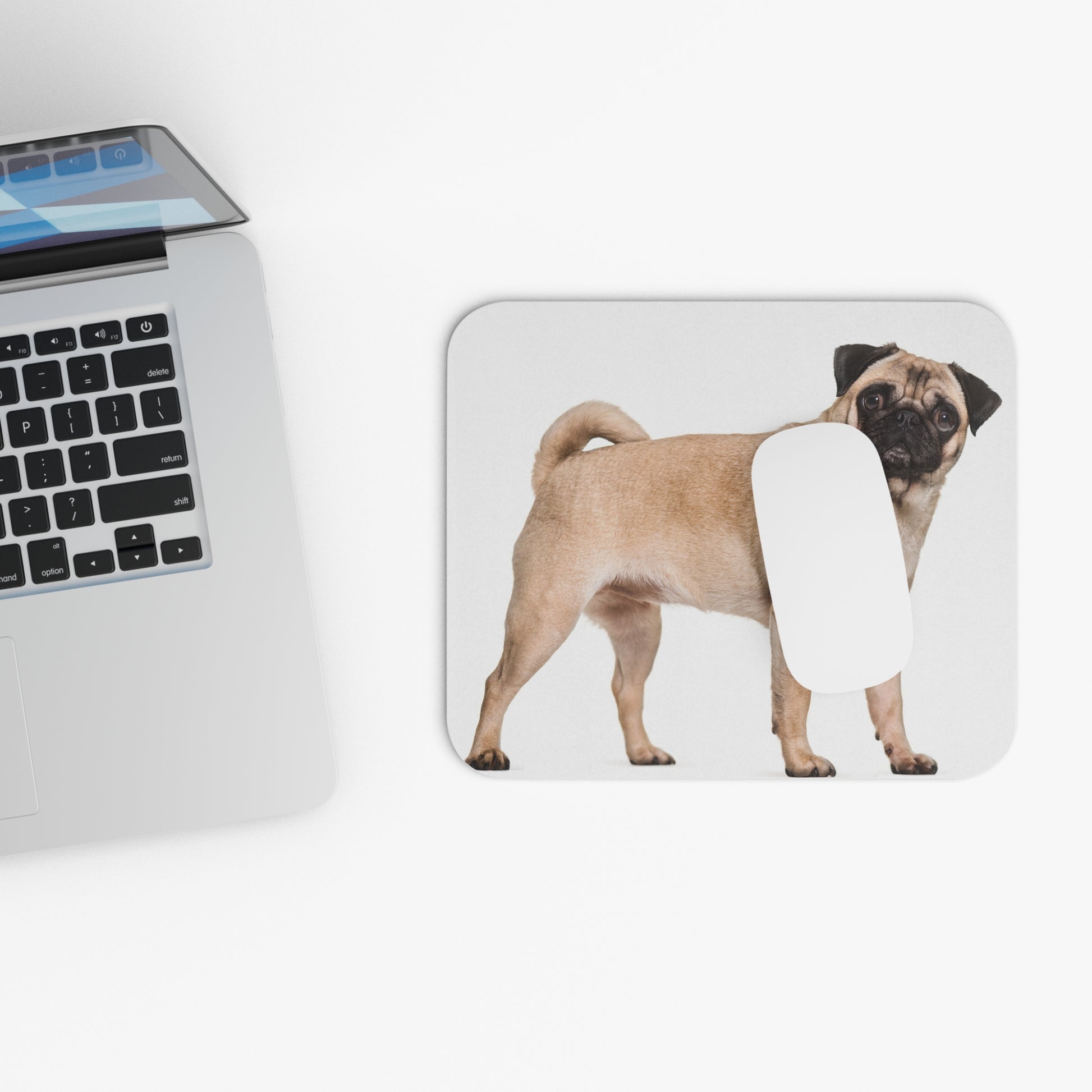 Pug Mouse Pad (Rectangle)