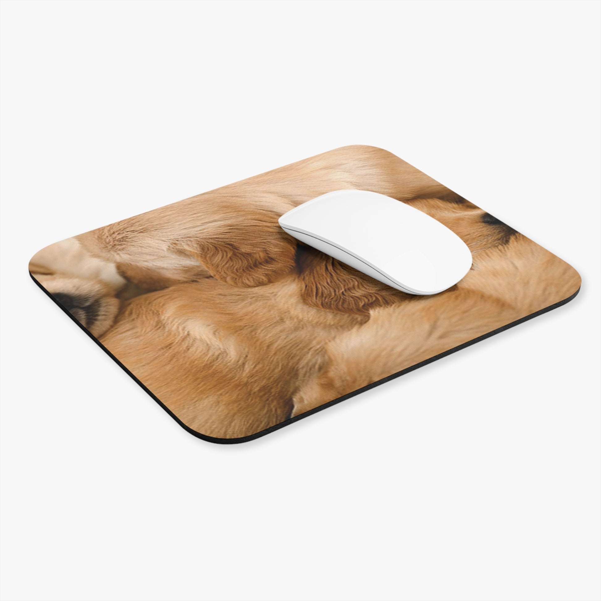 Golden Retriever Puppies Mouse Pad (Rectangle)
