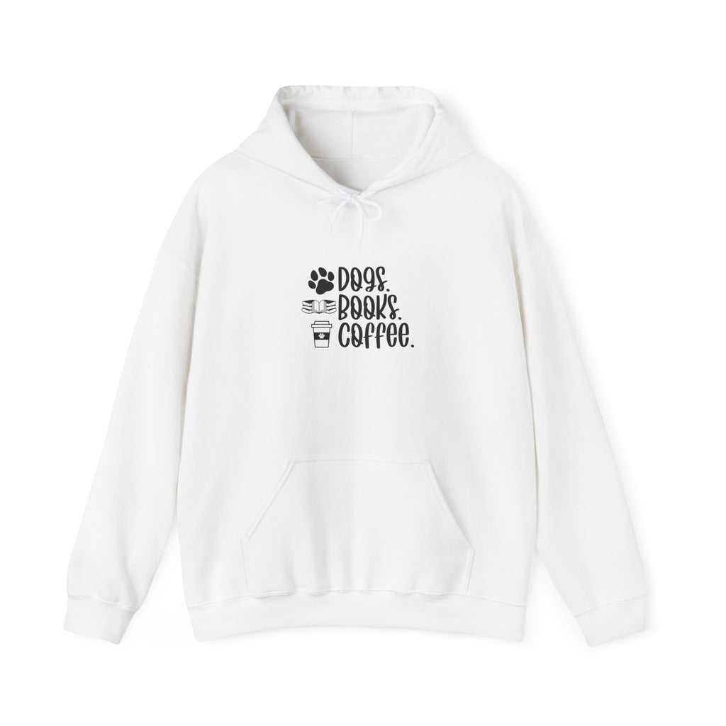 Dogs Books Coffee Heavy Blend™ Hooded Sweatshirt - Mixed Colors -