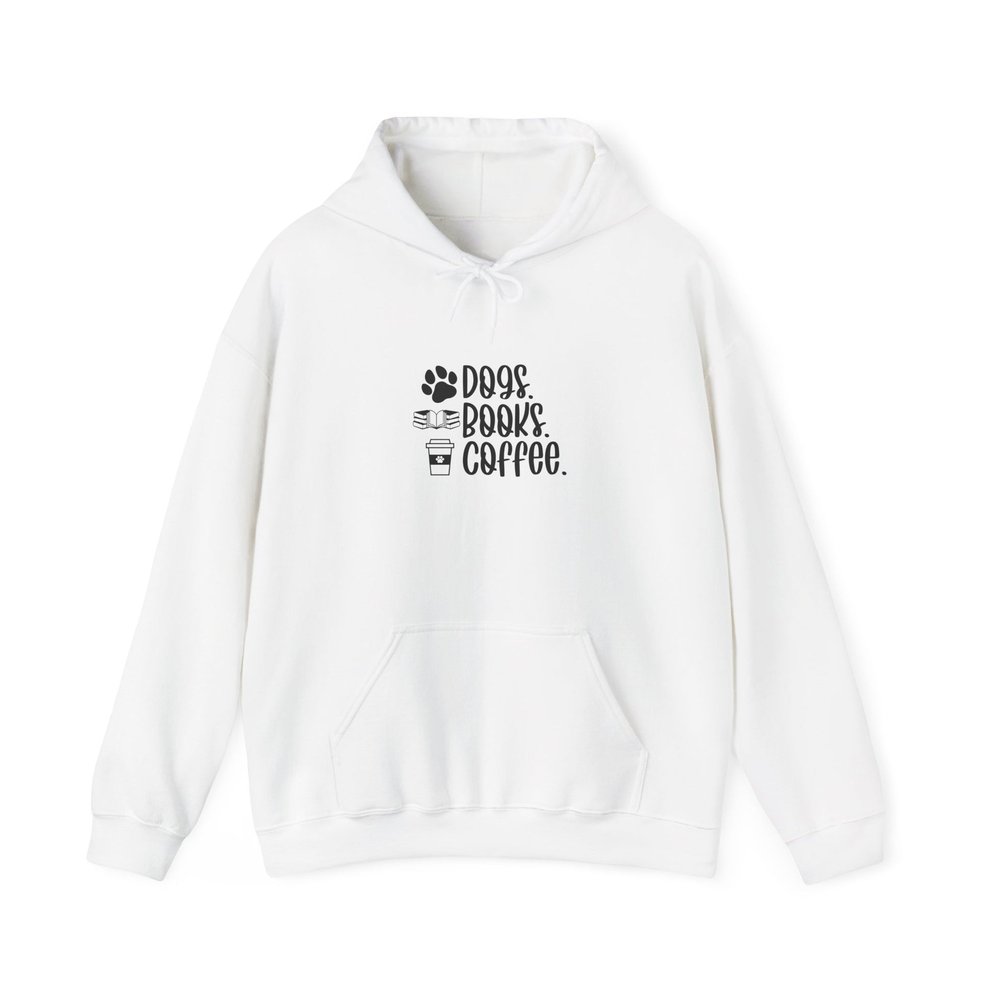 Dogs Books Coffee Heavy Blend™ Hooded Sweatshirt - Mixed Colors -