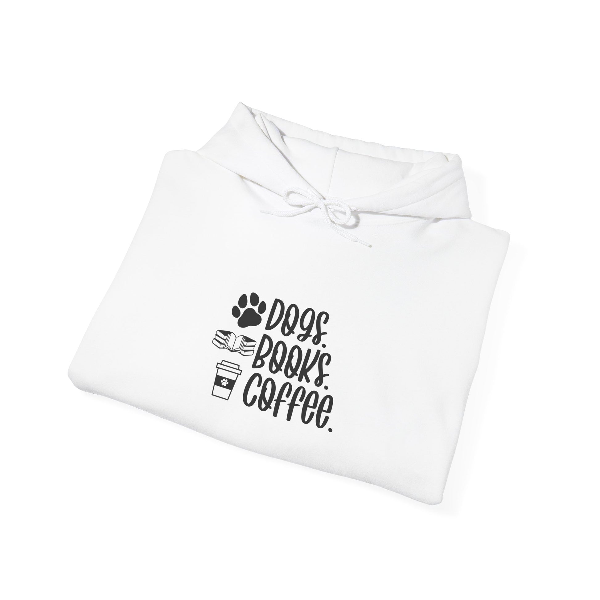 Dogs Books Coffee Heavy Blend™ Hooded Sweatshirt - Mixed Colors -