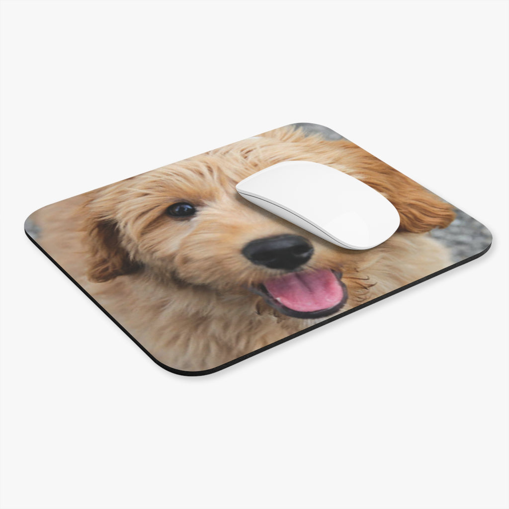 Golden Retriever Puppy Mouse Pad (Rectangle)