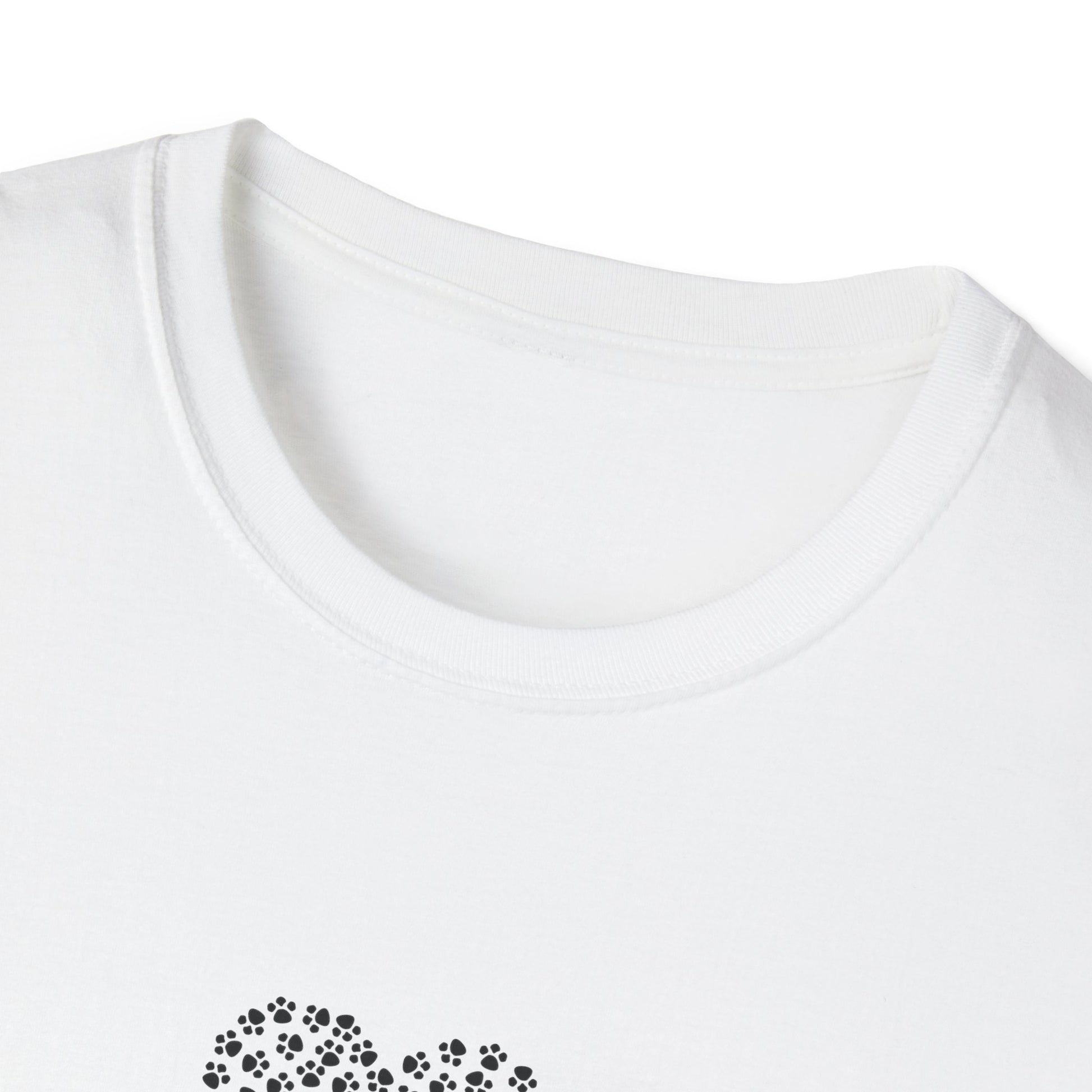 Paw Print Heart Softstyle T-Shirt - Mixed Colors -