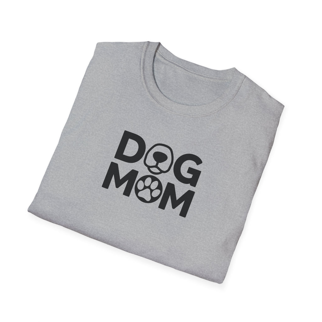 Dog Mom Nose Paw Print Softstyle T-Shirt - Mixed Colors -